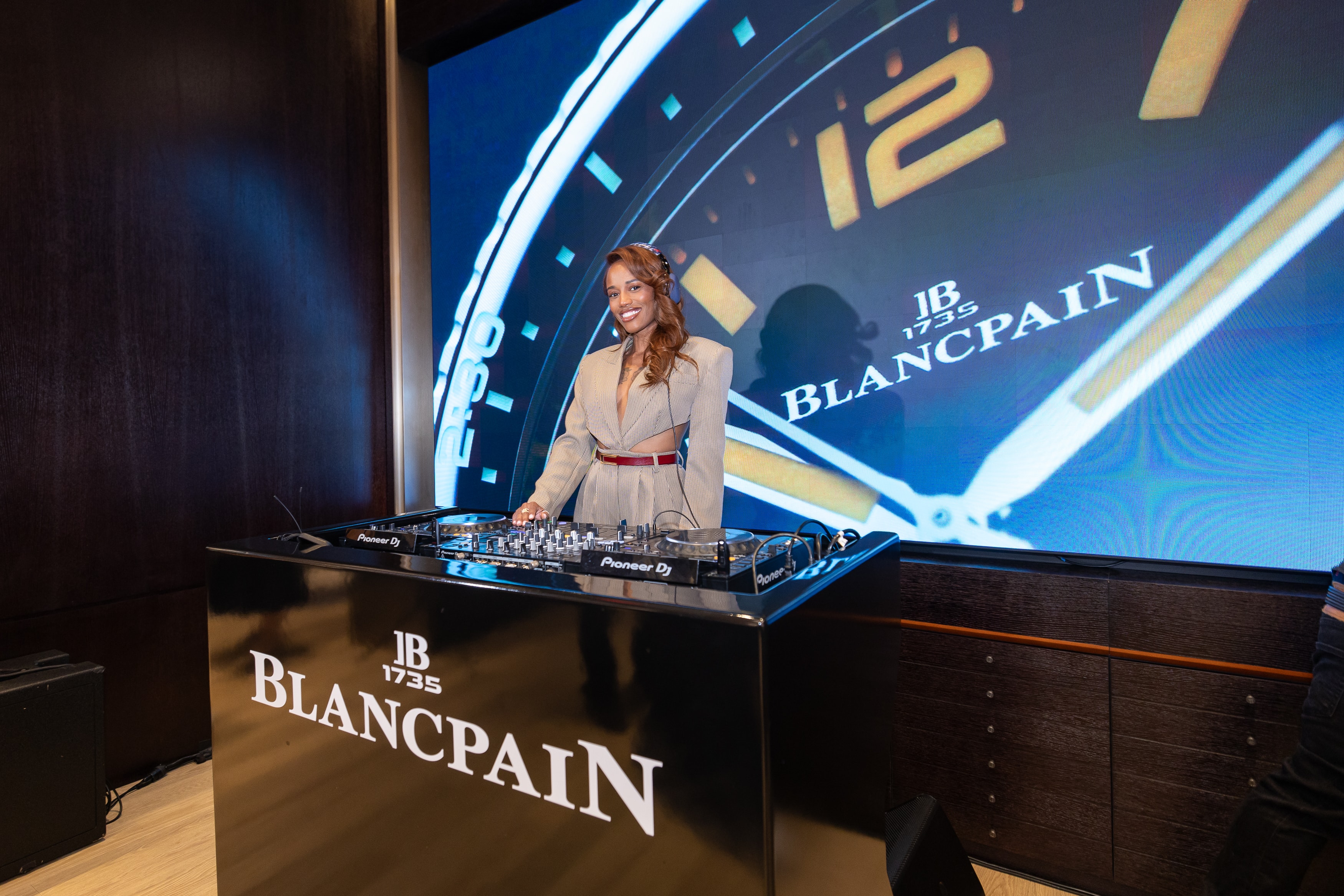 DJ performing at a Blancpain event