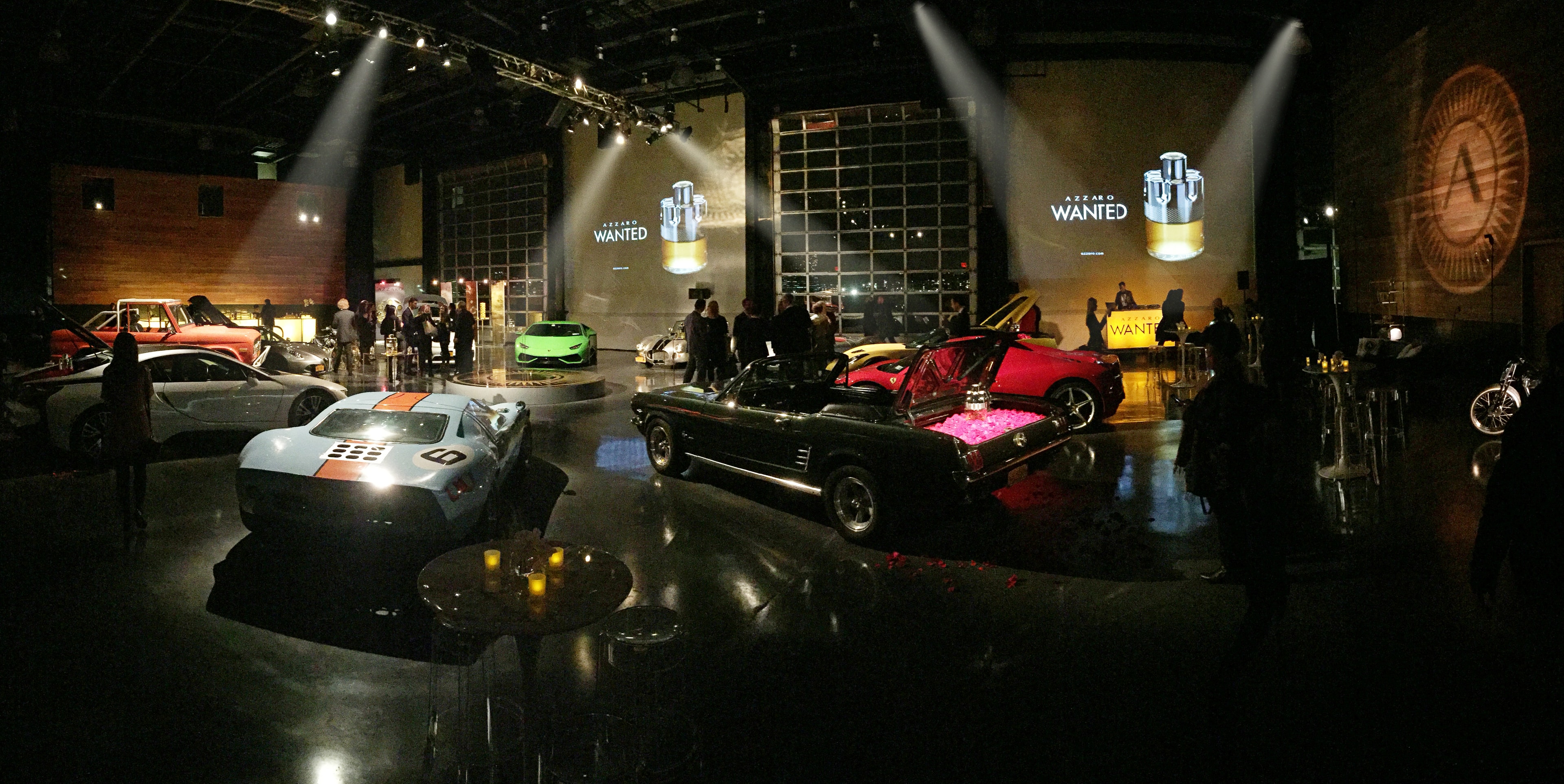 Luxury automotive event installation