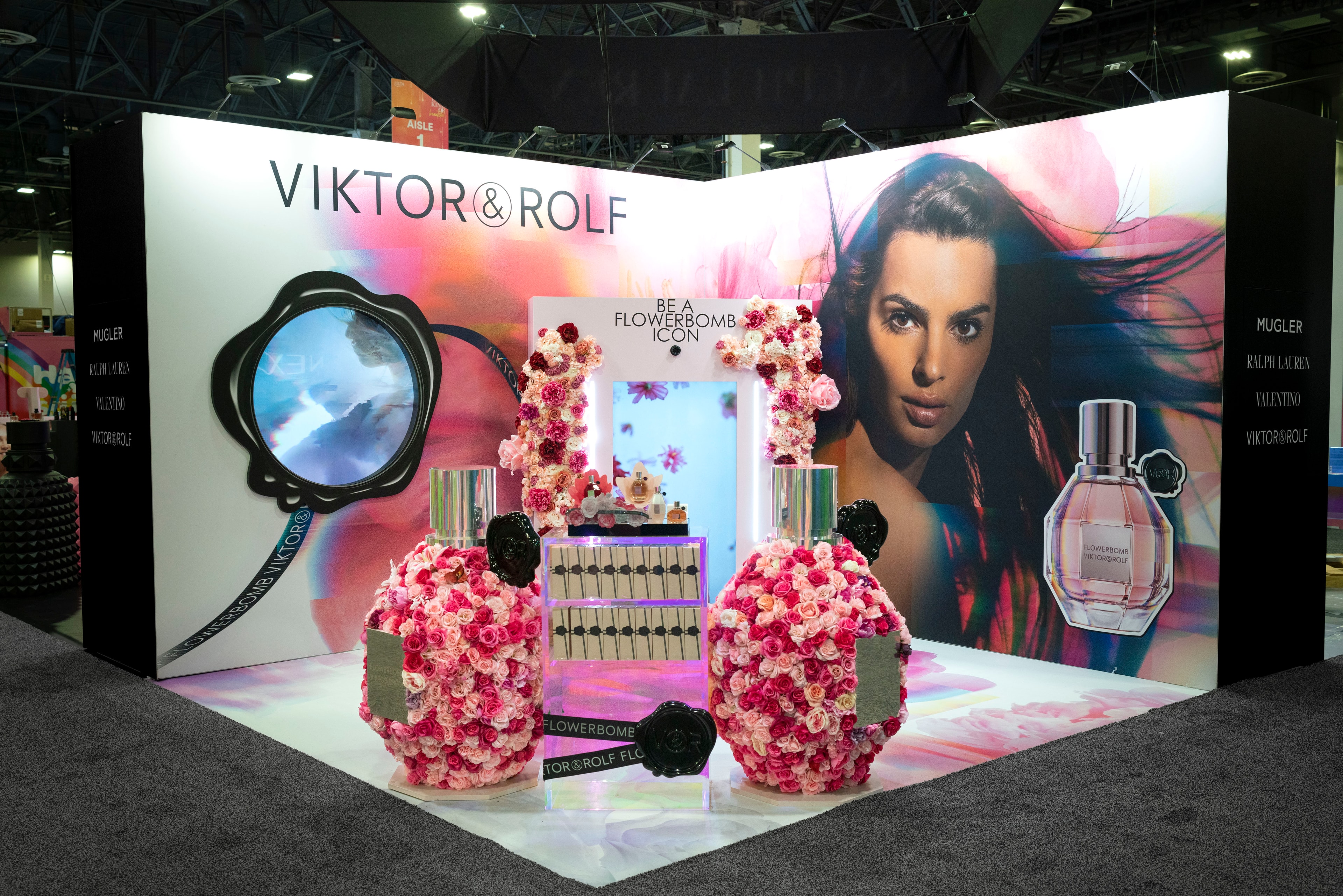 L'Oreal Ulta FLC trade show booth