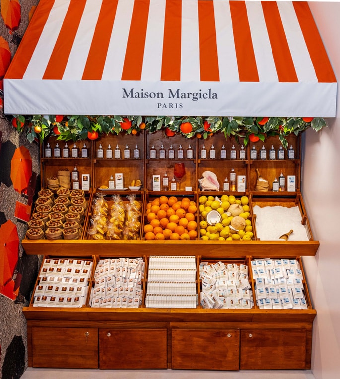 Maison Margiela Paris market display