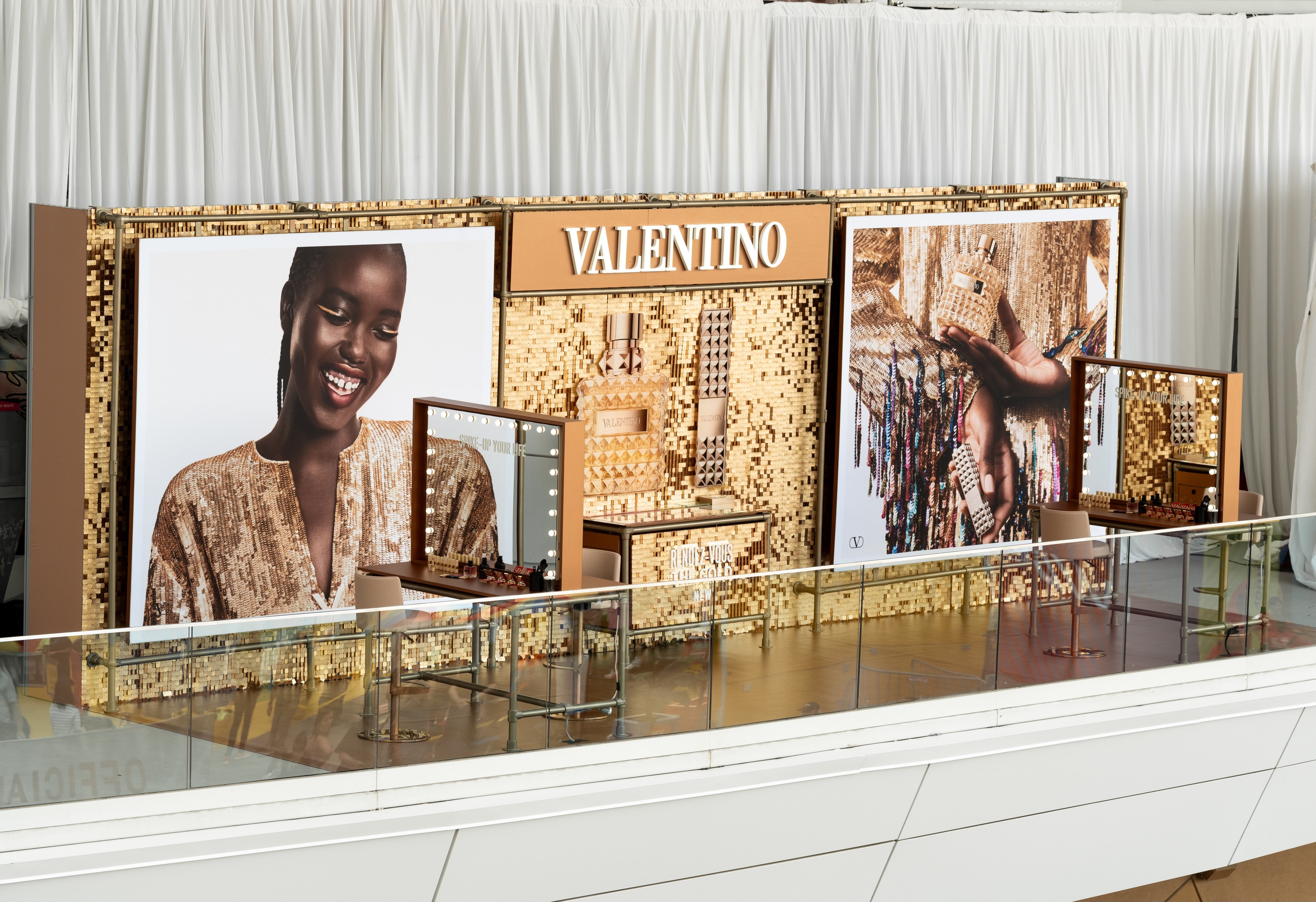 Valentino fragrance exhibition at iHeart Radio Vegas